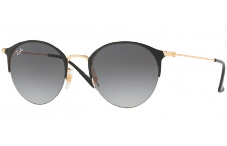 Sunglasses - Ray-Ban® - Ray-Ban® RB3578 - 187/11 GOLD TOP SHINY BLACK // LIGHT GREY GRADIENT DARK GREY