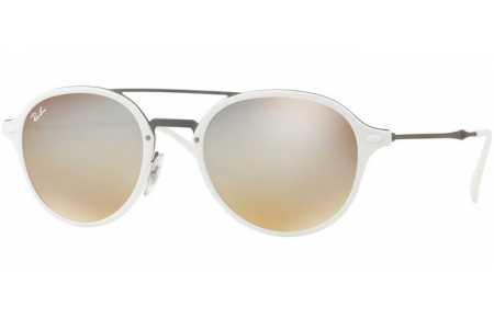 Gafas de Sol - Ray-Ban® - Ray-Ban® RB4287 - 671/B8 WHITE // BROWN GRADIENT DARK BROWN MIRROR