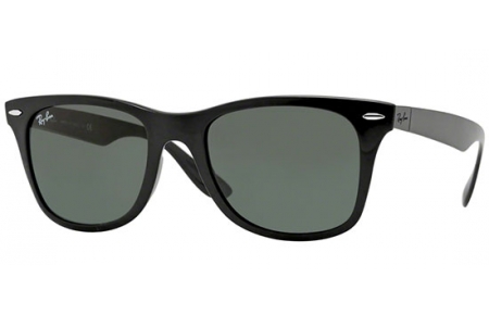 Sunglasses - Ray-Ban® - Ray-Ban® RB4195 WAYFARER LITERFORCE - 601/71 BLACK // GREEN