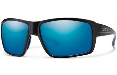 Gafas de Sol - Smith - FIRESIDE - 003 (Z0) MATTE BLACK // MULTILAYER BLUE