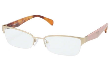 Lunettes de vue - Prada - VPR 53PV - EAG1O1 PALE GOLD DEMI SHINY