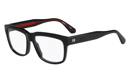 Frames - HUGO Hugo Boss - HUGO 0129 - 7YN BLACK RED BLACK