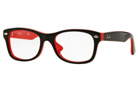 Lunettes Junior - Ray-Ban® Junior Collection - RY1528 - 3573 TOP BLACK ON RED