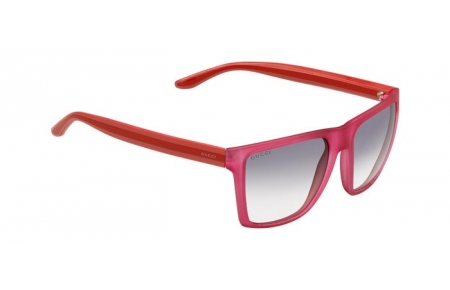 Sunglasses - Gucci - GG 3535/S - 5D9 (BD) STEEL METAL CHERRY RED // DARK GREY GRADIENT