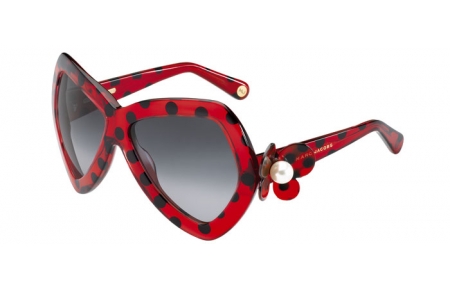 Lunettes de soleil - Marc Jacobs - MJ 455/S - 401 (HD) RED BLACK // GREY GRADIENT