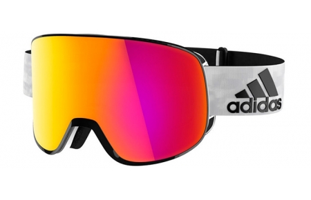 Máscaras esquí - Máscaras Adidas - AD81 PROGRESSOR C - 6056 SHINY BLACK WHITE // PURPLE MIRROR (ANTIFOG)