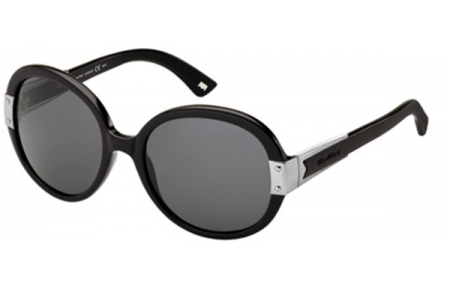 Sunglasses - MaxMara - MM ROMA - 29A (Y1) SHINY BLACK // GREY