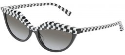 Sunglasses - Alain Mikli - A05070 CLEOPHEE SUN - 004/3C WHITE BLACK // GREY GRADIENT