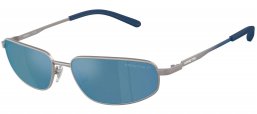 Gafas de Sol - Arnette - AN3092 NARRO - 772/22 MATTE GUNMETAL // DARK GREY MIRROR WATER POLARIZED