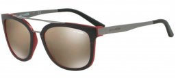 Gafas de Sol - Arnette - AN4232 JUNCTURE - 24295A BRUSH MATTE BORDEAUX MATTE BORDEAUX // LIGHT BROWN MIRROR DARK GOLD
