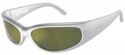 Gafas de Sol - Arnette - AN4302 CATFISH - 28676R  METALLIC SILVER // DARK GREEN MIRROR PETROLEUM