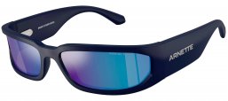 Gafas de Sol - Arnette - AN4349 SMAZE - 275925  MATTE DARK BLUE // LIGHT GREEN MIRROR BLUE