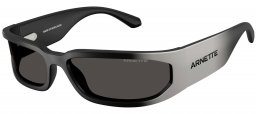 Gafas de Sol - Arnette - AN4349 SMAZE - 297287  MATTE BLACK GRADIENT SILVER // DARK GREY