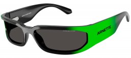 Gafas de Sol - Arnette - AN4349 SMAZE - 297387  BLACK GRADIENT GEKKO GREEN // DARK GREY