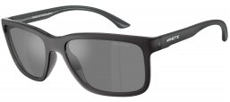 Gafas de Sol - Arnette - AN4359 HEADLIGHT - 27866G  MATTE TRANSPARENT GREY // GREY MIRROR SILVER
