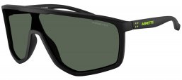 Gafas de Sol - Arnette - AN4360 STRIPE-M - 290071  MATTE BLACK RECYCLED // DARK GREEN