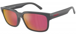 Gafas de Sol - Arnette - AN4362 TWISTER - 28416Q  DARK GREY // GREY MIRROR ORANGE YELLOW