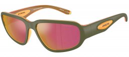 Gafas de Sol - Arnette - AN4365 GOODLE - 30066Q  MILITARY GREEN ORANGE // GREY MIRROR ORANGE YELLOW