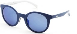 Sunglasses - Adidas Originals - AOR013 - 021.001 BLUE WHITE // MIRROR BLUE