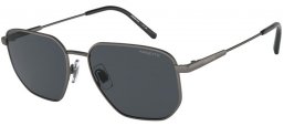 Sunglasses - Arnette - AN3086 SLING - 75287  MATTE BRUSHED GUNMETAL // DARK GREY
