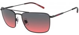 Sunglasses - Arnette - AN3088 BOULEVARDIER - 759/77  MATTE BLACK // BLACK GRADIENT RED