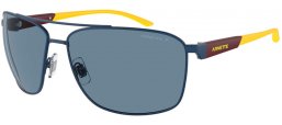 Sunglasses - Arnette - AN3089 BEVERLEE - 744/2V MATTE DARK BLUE // DARK BLUE POLARIZED