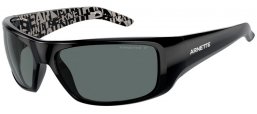 Sunglasses - Arnette - AN4182 HOT SHOT - 214981  BLACK // DARK GREY POLARIZED