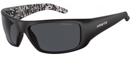 Sunglasses - Arnette - AN4182 HOT SHOT - 219687  RUBBER BLACK // DARK GREY
