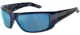 Lunettes de soleil - Arnette - AN4182 HOT SHOT - 291422  DARK BLUE // DARK GREY MIRROR WATER POLARIZED