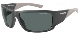 Sunglasses - Arnette - AN4297 SNAP II - 281081 MATTE DARK GRAY // DARK GREY POLARIZED