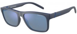 Sunglasses - Arnette - AN4298 BANDRA - 275922 MATTE NAVY BLUE // DARK GREY MIRROR WATER POLARIZED