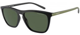 Lunettes de soleil - Arnette - AN4301 FRY - 27539A  BLACK // DARK GREEN POLARIZED