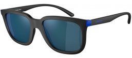 Sunglasses - Arnette - AN4306 PLAKA - 275855 MATTE BLACK // BLUE MIRROR