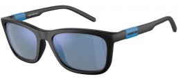 Sunglasses - Arnette - AN4315 TEEN SPEERIT - 275822  MATTE BLACK // MATTE BLACK // GREY WATER MIRROR POLARIZED