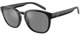 Gafas de Sol - Arnette - AN4319 BARRANCO - 27536G  SHINY BLACK // GREY MIRROR SILVER