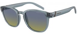 Sunglasses - Arnette - AN4319 BARRANCO - 28572W  TRANSPARENT BLUE // BLUE GRADIENT YELLOW