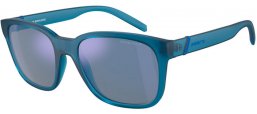 Sunglasses - Arnette - AN4320 SURRY H - 286822  MATTE TRANSPARENT BLUE // DARK GREY MIRROR WATER POLARIZED