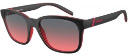 Sunglasses - Arnette - AN4320 SURRY H - 286977  MATTE BLACK // DARK GREY GRADIENT RED