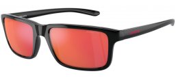 Sunglasses - Arnette - AN4322 MWAMBA - 27536Q  BLACK // GREY MIRROR ORANGE