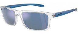 Lunettes de soleil - Arnette - AN4322 MWAMBA - 275522  CRYSTAL // DARK GREY MIRROR WATER POLARIZED