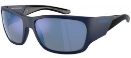 Sunglasses - Arnette - AN4324 LIL' SNAP  - 276222  MATTE BLUE // DARK GREY MIRROR WATER POLARIZED
