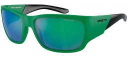 Lunettes de soleil - Arnette - AN4324 LIL' SNAP  - 2878F2  MATTE GREEN // GREEN MIRROR