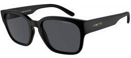 Gafas de Sol - Arnette - AN4325 HAMIE - 290087  MATTE RECYCLED BLACK // DARK GREY