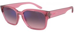 Sunglasses - Arnette - AN4325 HAMIE - 2907H9  TRANSPARENT PINK // ROSE GRADIENT GREY MIRROR BLUE