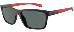 Lunettes de soleil - Arnette - AN4328U MIDDLEMIST - 275381  BLACK // DARK GREY POLARIZED