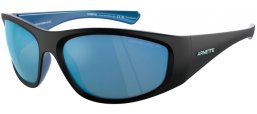 Sunglasses - Arnette - AN4331 LLUM - 292322  MATTE BLACK SHINY ALUMINA BLUE // DARK GREY MIRROR WATER POLARIZED