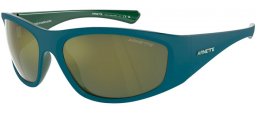 Sunglasses - Arnette - AN4331 LLUM - 29266R  MATTE BLUE ALUMINA EMERALD // DARK GREEN MIRROR PETROLEUM