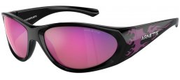 Gafas de Sol - Arnette - AN4342 ILUM 2.0 - 29484X  BLACK FLAMES VIOLET // GREY MIRROR VIOLET