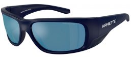 Lunettes de soleil - Arnette - AN4345 FLIPSIDE - 275922  MATTE DARK BLUE TOP SHINY // DARK GREY MIRROR WATER POLARIZED