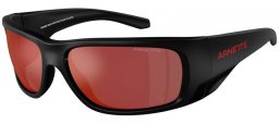 Lunettes de soleil - Arnette - AN4345 FLIPSIDE - 29006Q  MATTE BLACK TOP SHINY // GREY MIRROR ORANGE YELLOW